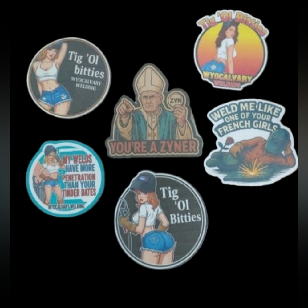 Welding Stickers, Wyocalvary Welding Co